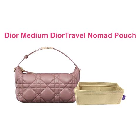 dior pink travel pouch|dior travel nomad pouch.